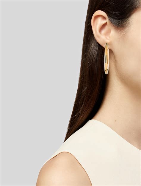 louise hoop gm earrings.